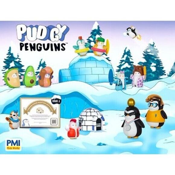Pudgy Penguins Series 2 - Headband & Sunglasses 4.5" Action Figure Collectible - Picture 3 of 8